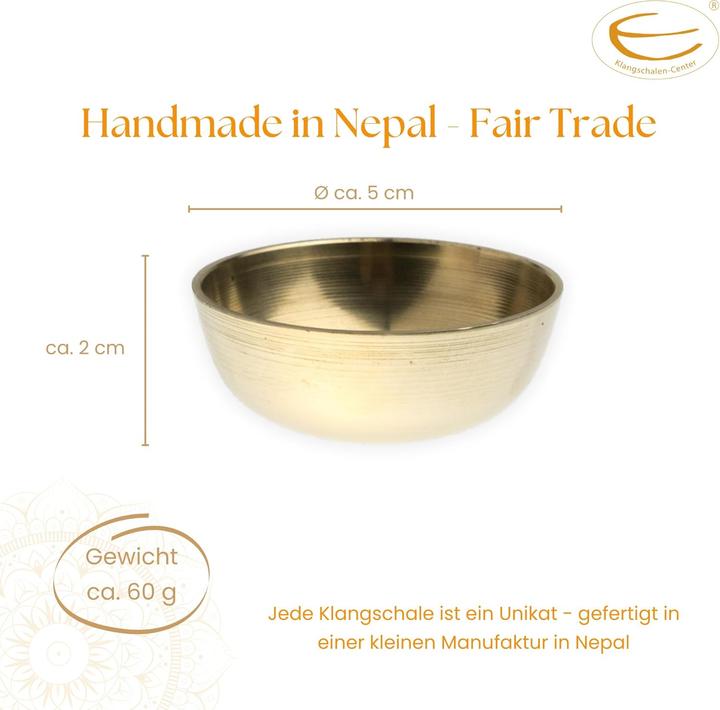 Produktbild Klangschalen-Center Klangschale im Beutel orange Drache mini (Klangschale)