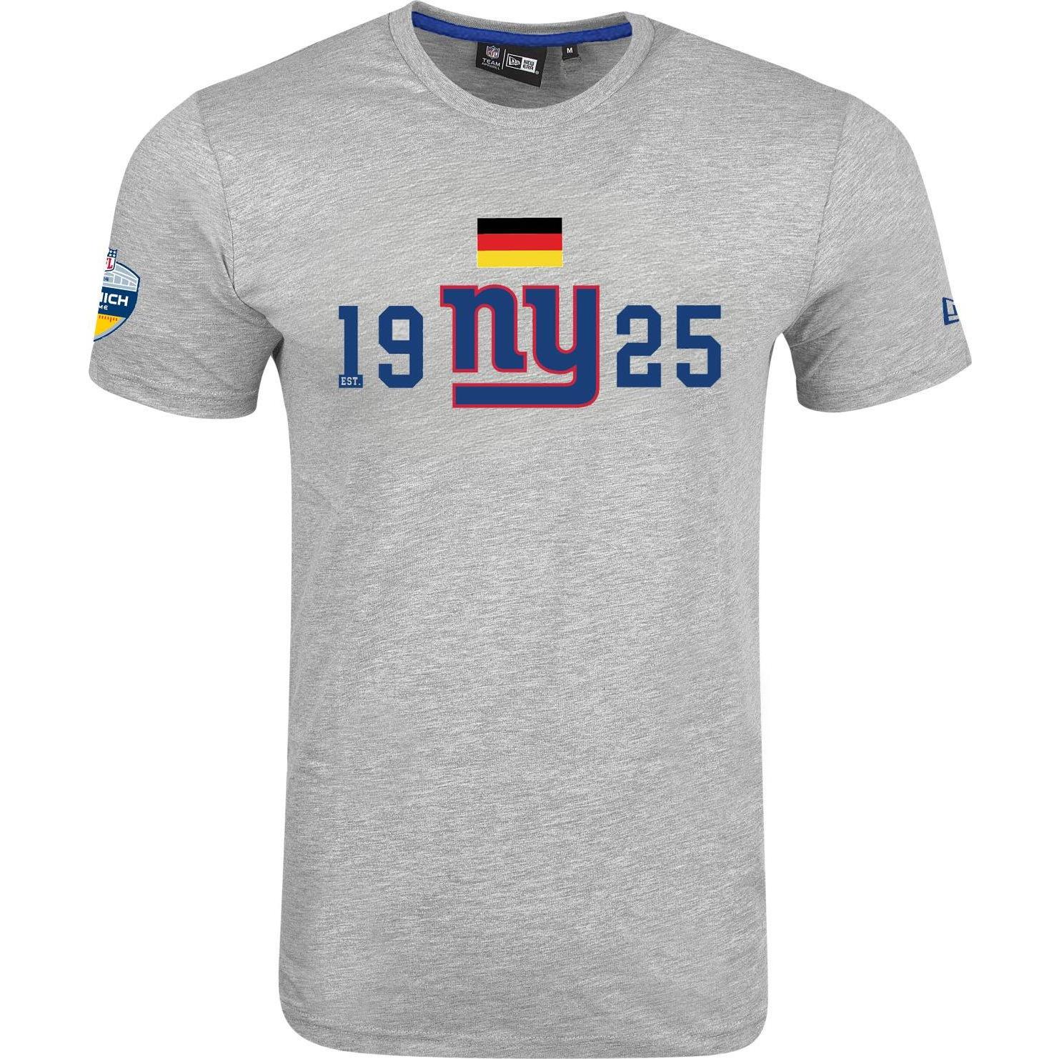 New Era, Herren, Shirt, Shirt - NFL MUNICH New York Giants grau - S, Grau, (S)