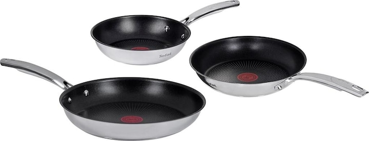 Image du produit Tefal Duetto Plus (28 cm, Poêle à frire, Acier inoxydable)