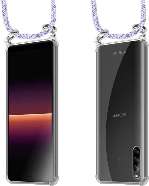 Produktbild Cadorabo TPU Handy Kette SILBER Cover