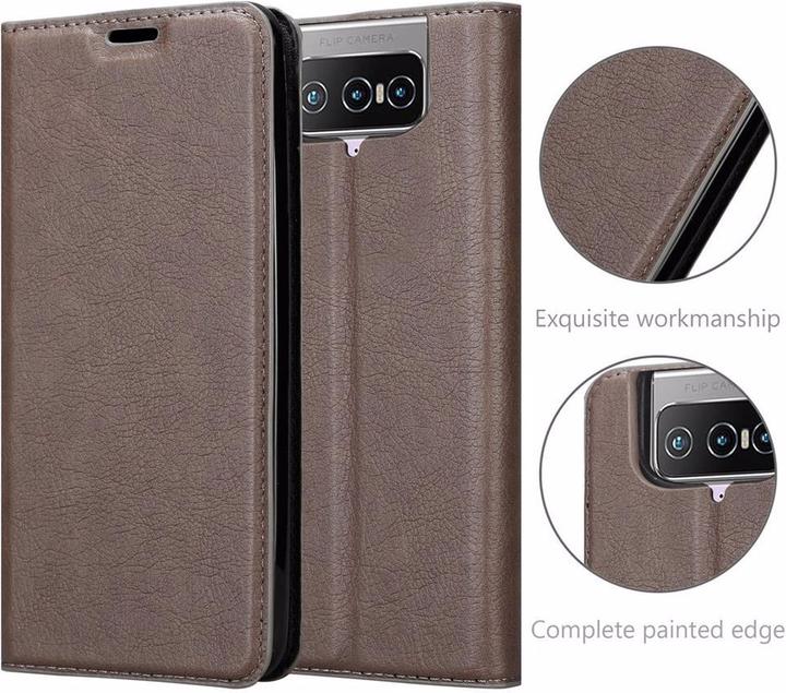 Productafbeelding Cadorabo Boek Onzichtbare Magneethoes (Asus Zenfone 7)