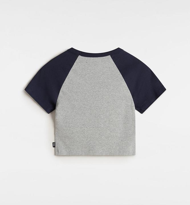 Produktbild Vans Clare Raglan Tee CementHthr/ParisianNght (XS)