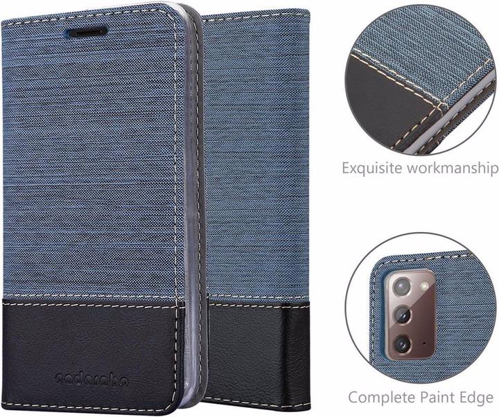 Produktbild Cadorabo Book Jeans Optik Cover (Samsung Galaxy Note 20)