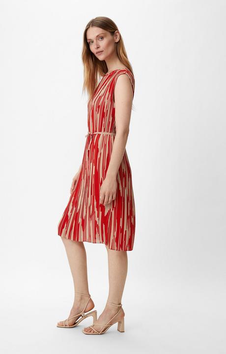 Image du produit Comma Robe Robe en mousseline de soie plissée (34)