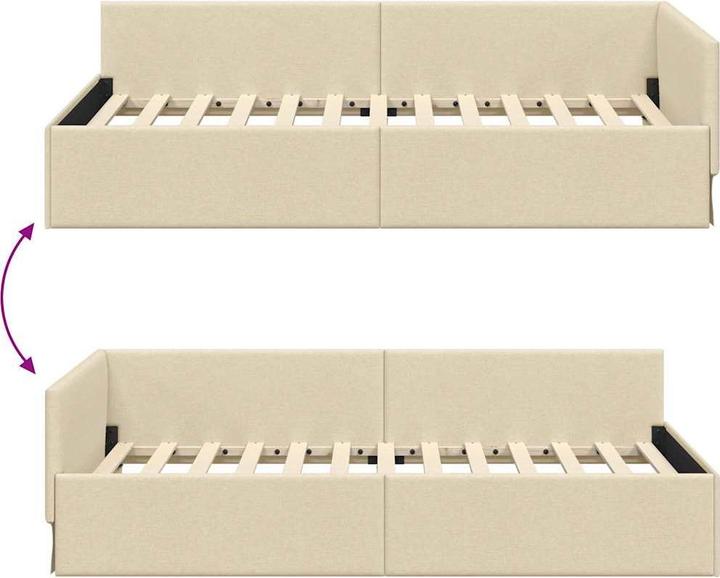 Image du produit vidaXL Eckbettgestell