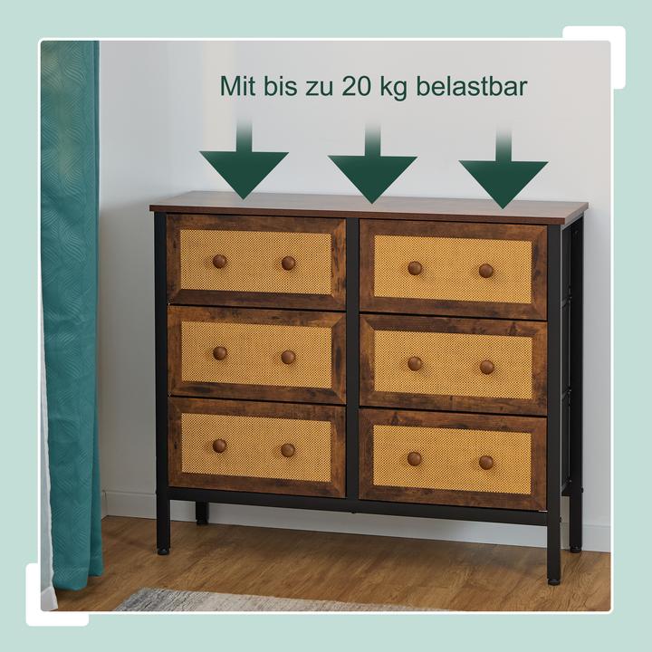 Produktbild Relaxdays Kommode (100 x 32 x 83 cm)