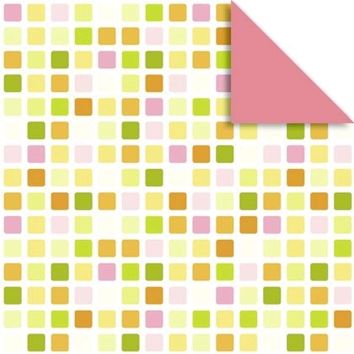 Ursus, Bastelpapier, Faltblätter Florentine Mosaik 80g/qm 10x10cm VE=65 Blatt Motiv 01 (80 g/m², 1 x)