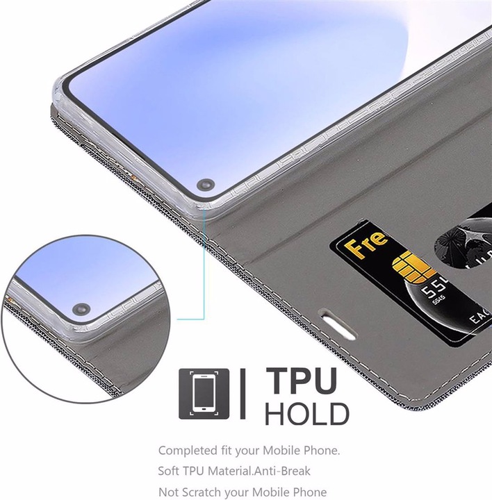 Produktbild Cadorabo Book Jeans Optik Cover (Google Pixel 5 XL)