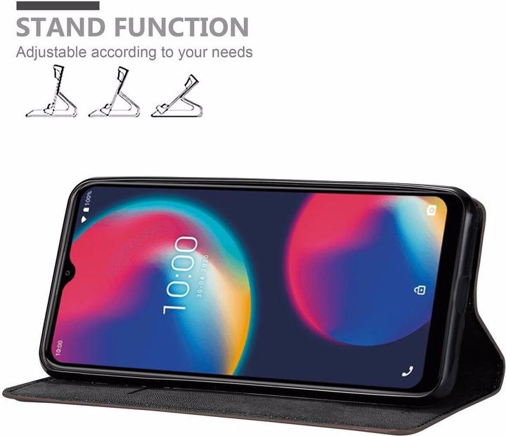 Actual product image Cadorabo Book Invisible Magnet Cover (Wiko View 4)