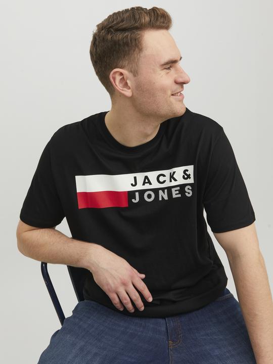 Produktbild Jack & Jones Logoprint Plus size T-shirt (4XL)