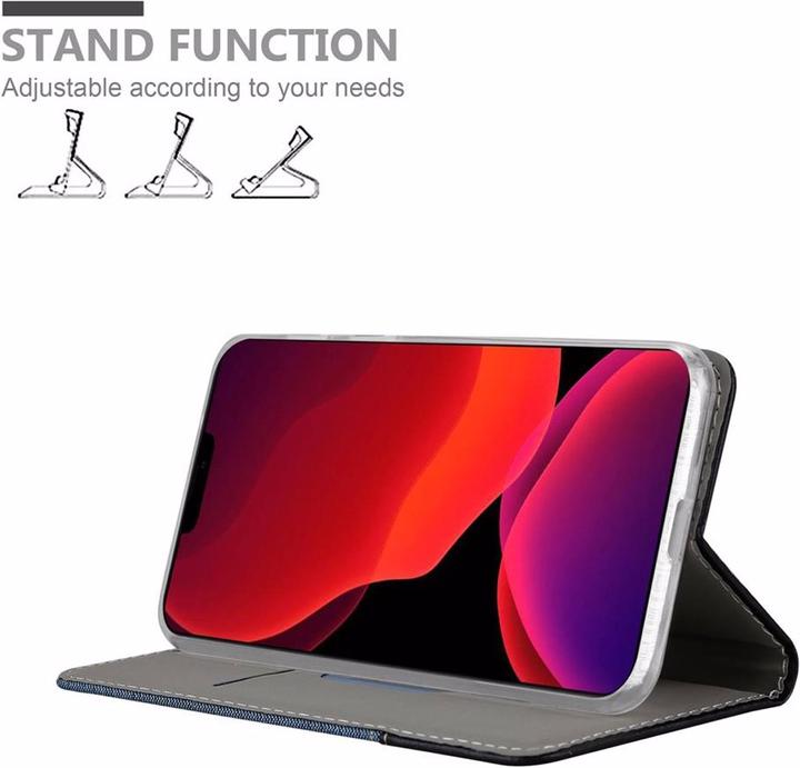Actual product image Cadorabo Book Jeans Optics Cover (Apple iPhone 12 Pro Max)