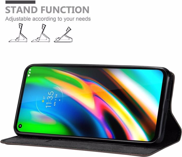 Productafbeelding Cadorabo Boek Onzichtbare Magneethoes (Motorola Moto G9 Plus)