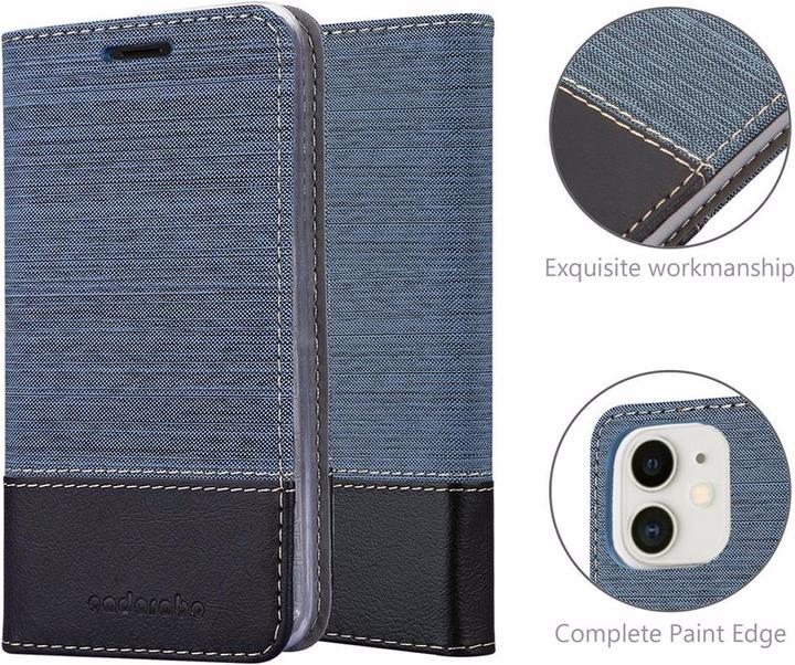 Image du produit Cadorabo Couverture look jeans Book (Apple iPhone 12 mini)