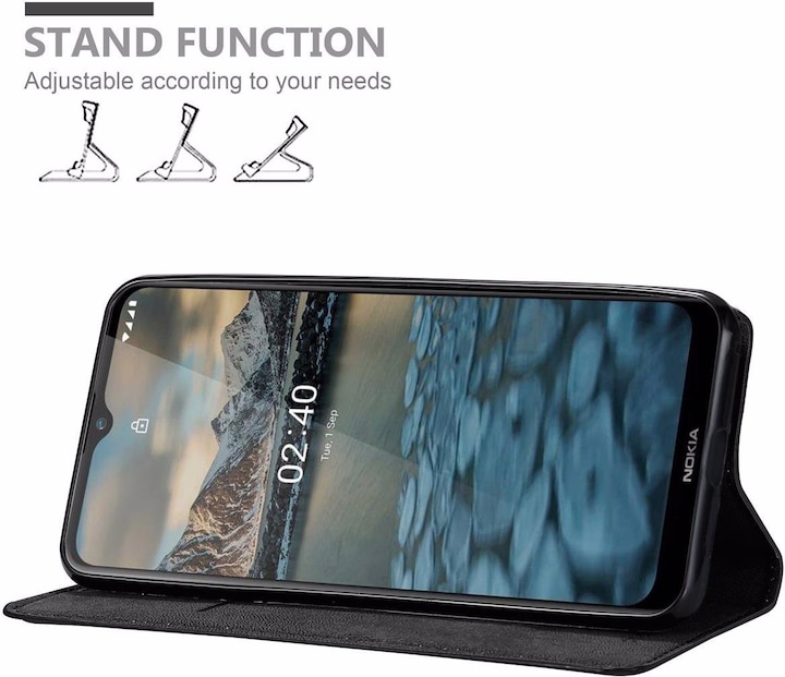 Actual product image Cadorabo Book Invisible Magnet Cover (Nokia 2.4)