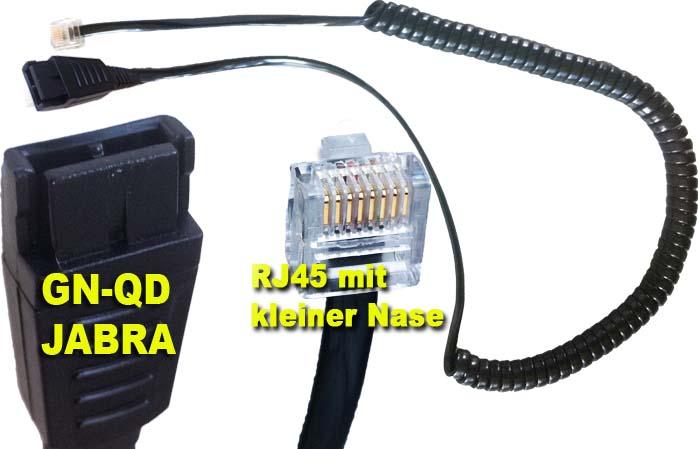 Actual product image Jabra Adapter cable QD - Modular (RJ) 8800-01-94