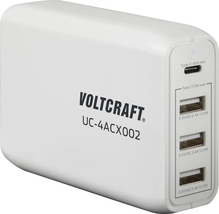 Actual product image Voltcraft USB Charger 62W Power Delivery (62 W)