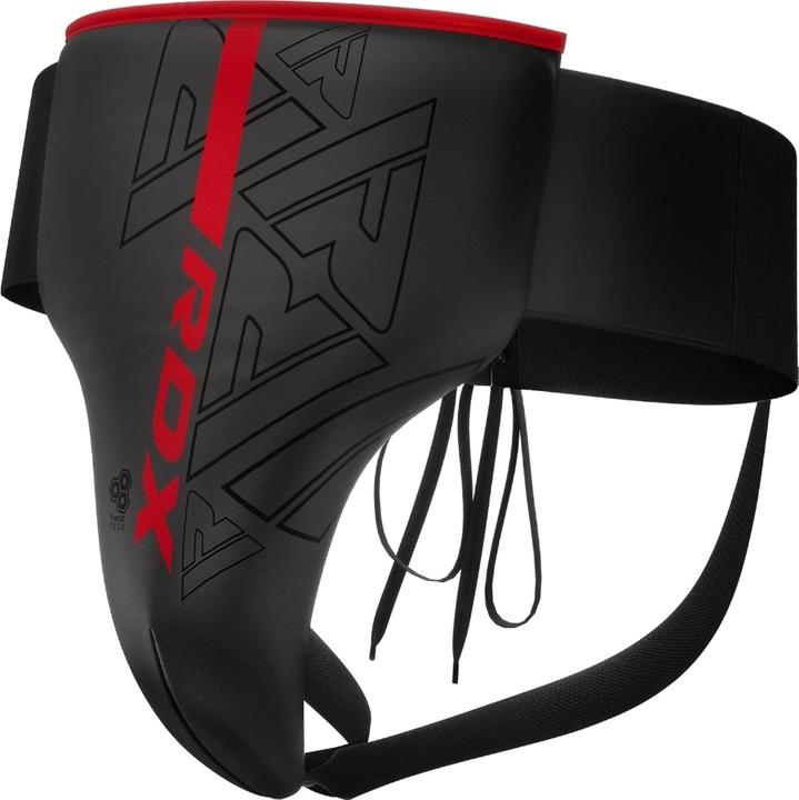 Actual product image Rdx Groin Guard Rex F6 Matte Red-XL (XL)