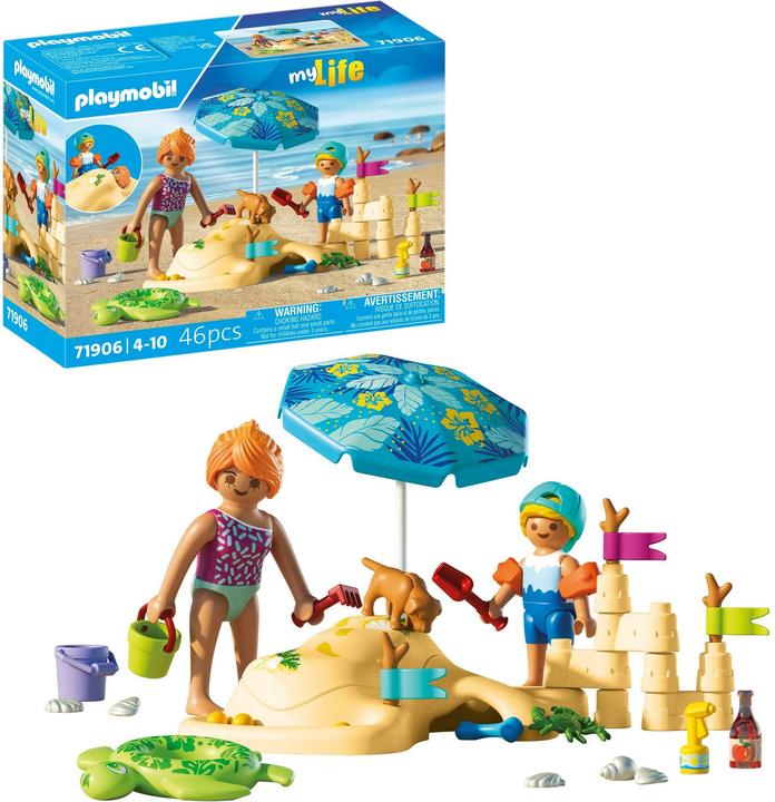 Productafbeelding Playmobil Gezinspret op het strand (71906, Playmobil Mijn Leven)