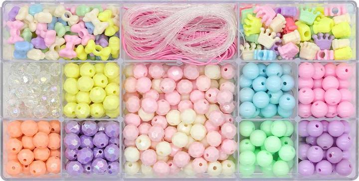 Immagine prodotto Toymax Pastel perlemix m/elastiksnor ass. former