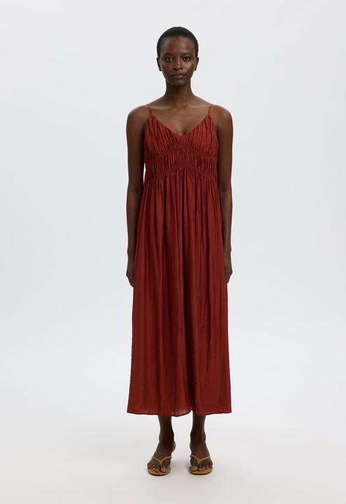 Image du produit Selected V-Ausschnitt Spaghetti Maxikleid (34)