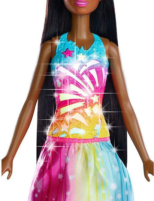 Produktbild Barbie Dreamtopia Regenbogen-Königreich Magische Haarspiel-Prinzessin (brünett)