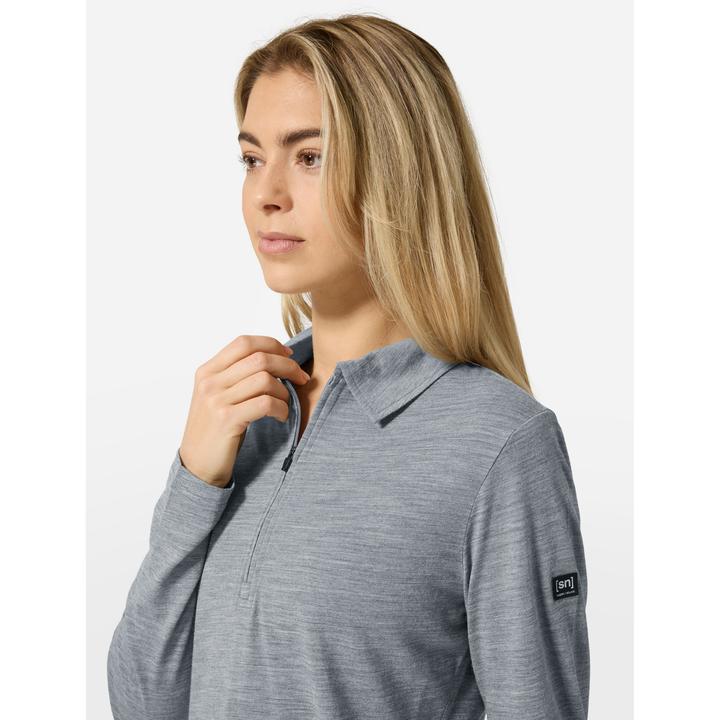 Actual product image Super Natural Zip Polo (L)