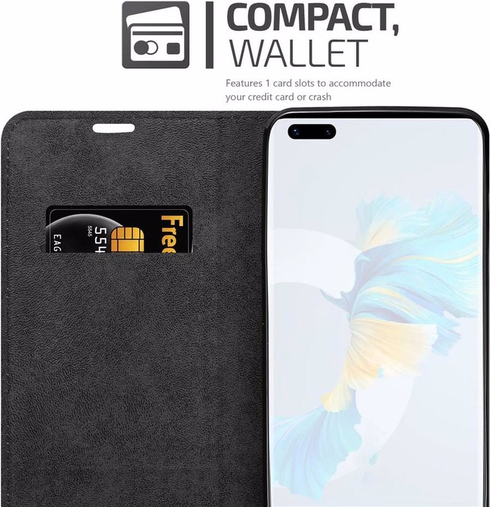 Actual product image Cadorabo Book Invisible Magnet Cover (Mate 40 Pro)