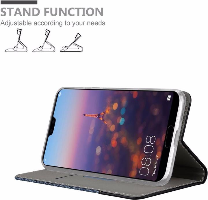 Actual product image Cadorabo Book Jeans Optics Cover (Huawei P20 Pro)