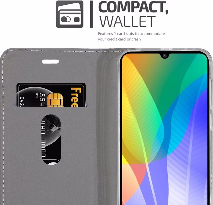 Image du produit Cadorabo Couverture look jeans Book (Huawei Y6p)