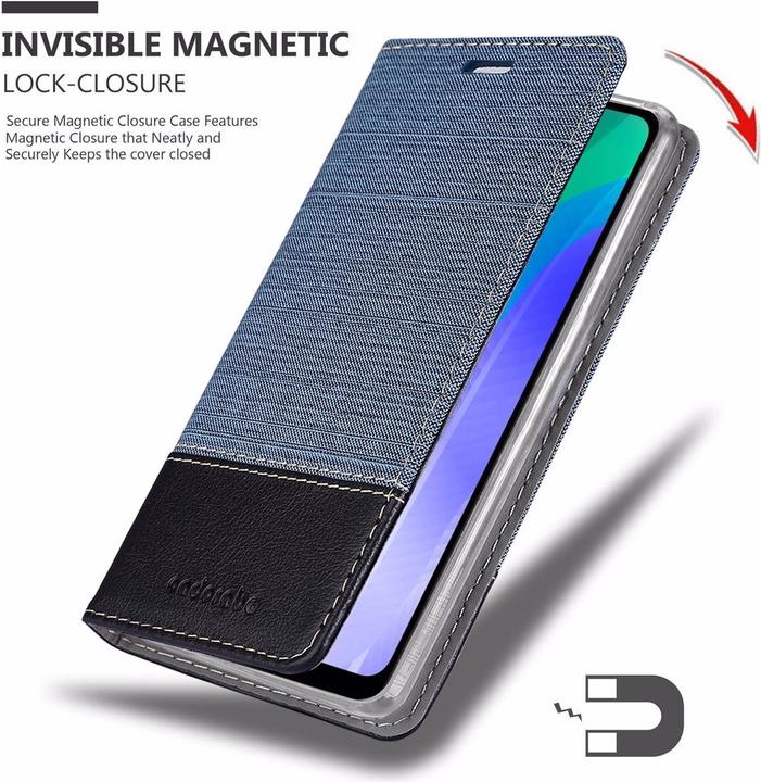 Actual product image Cadorabo Book Jeans Optics Cover (Huawei Y6p)