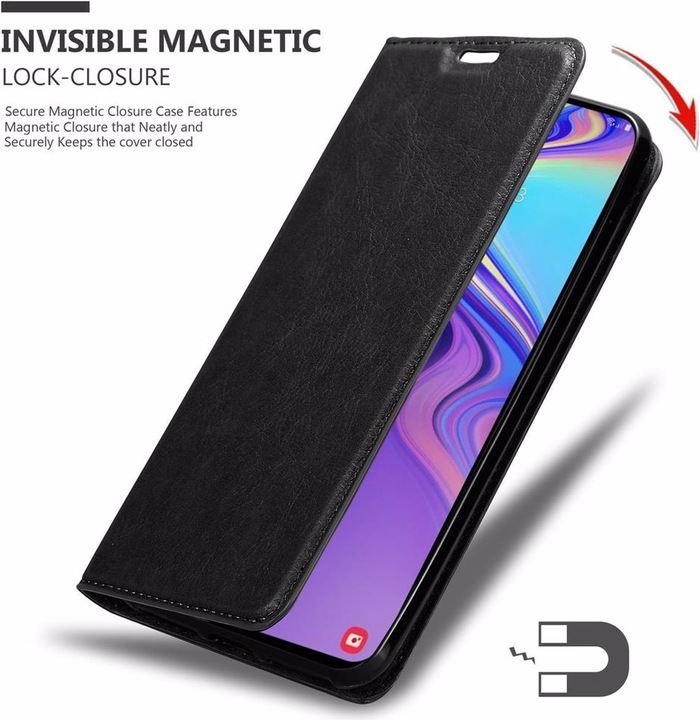Actual product image Cadorabo Book Invisible Magnet Cover (Samsung Galaxy M30)