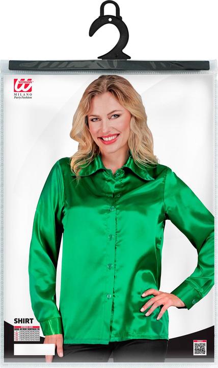 Immagine prodotto Widmann GRÜNE 70s DISCO BLUSE aus Satin, M (M)