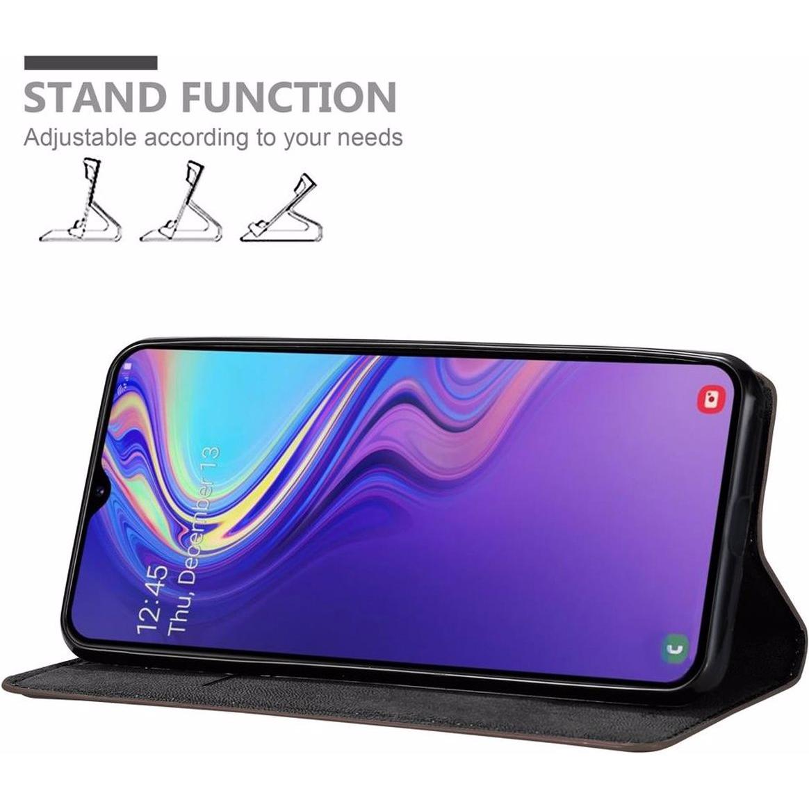 Thumbnail - Cadorabo Book Invisible Magnet Cover (Samsung Galaxy A40s, Samsung Galaxy M30), Smartphone Hülle, Braun