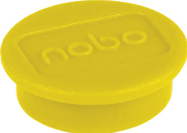 Produktbild Nobo Magnet rund 24mm 1915295 gelb 10 Stück (10 x)