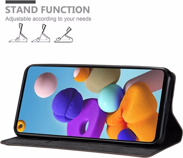Produktbild Cadorabo Book Invisible Magnet Cover (Samsung Galaxy A21s)