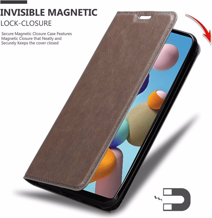 Produktbild Cadorabo Book Invisible Magnet Cover (Samsung Galaxy A21s)