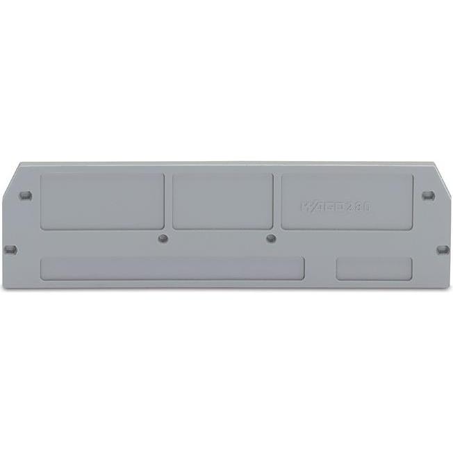25x Wago Abschlussplatte, Elektronikzubehör + Gehäuse, Grau