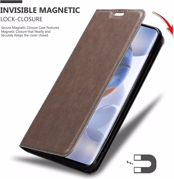 Actual product image Cadorabo Book Invisible Magnet Cover (Honor 30s)