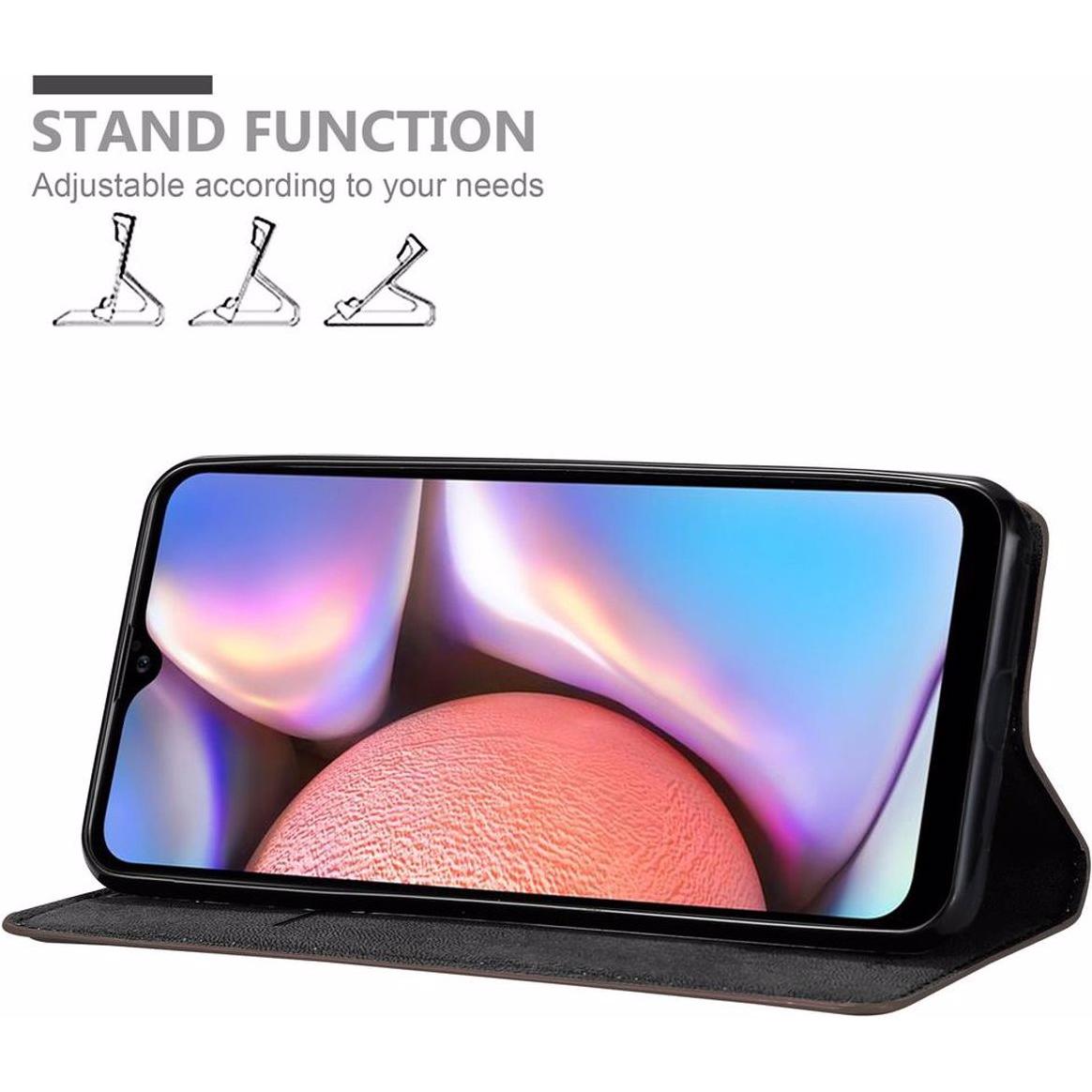 Thumbnail - Cadorabo Book Invisible Magnet Cover (Samsung Galaxy A10s), Smartphone Hülle, Braun