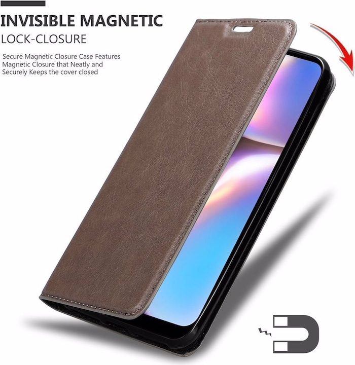 Actual product image Cadorabo Book Invisible Magnet Cover (Samsung Galaxy A10s)