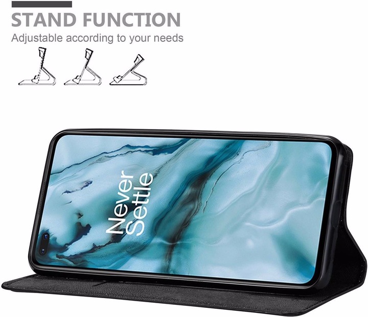 Actual product image Cadorabo Book Invisible Magnet Cover (OnePlus North)