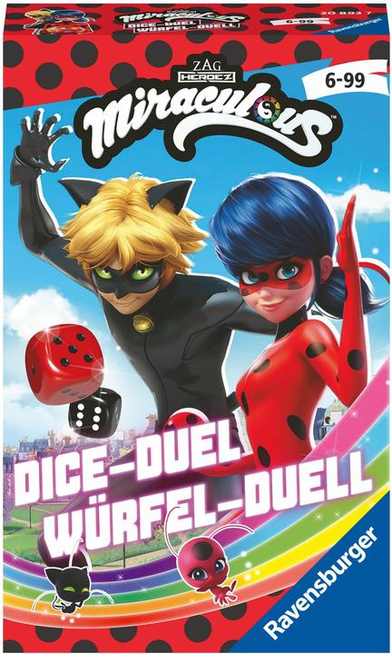 Produktbild Ravensburger Miraculous Würfel-Duell (Englisch, Deutsch, Französisch, Niederländisch, Italienisch, Multilingual, Portugiesisch, Spanisch)