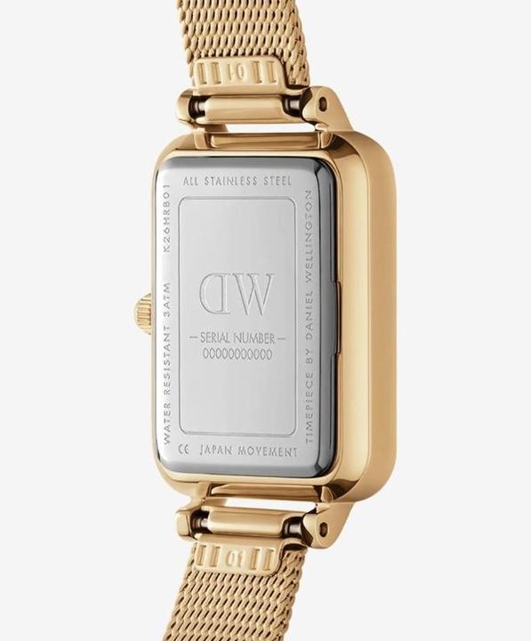 Image du produit Daniel Wellington Quadro Pressed Evergold Black (Montre analogique, 20 mm)