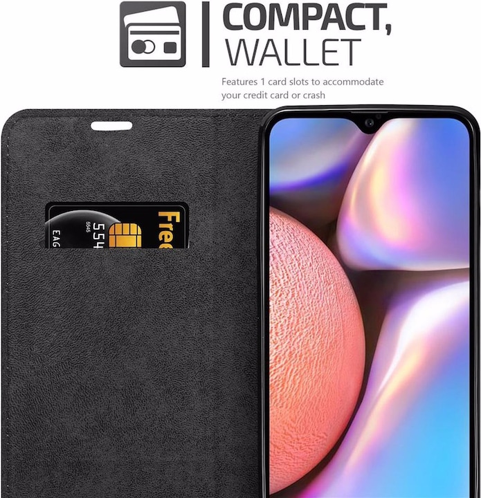 Actual product image Cadorabo Book Invisible Magnet Cover (Samsung Galaxy A10s)