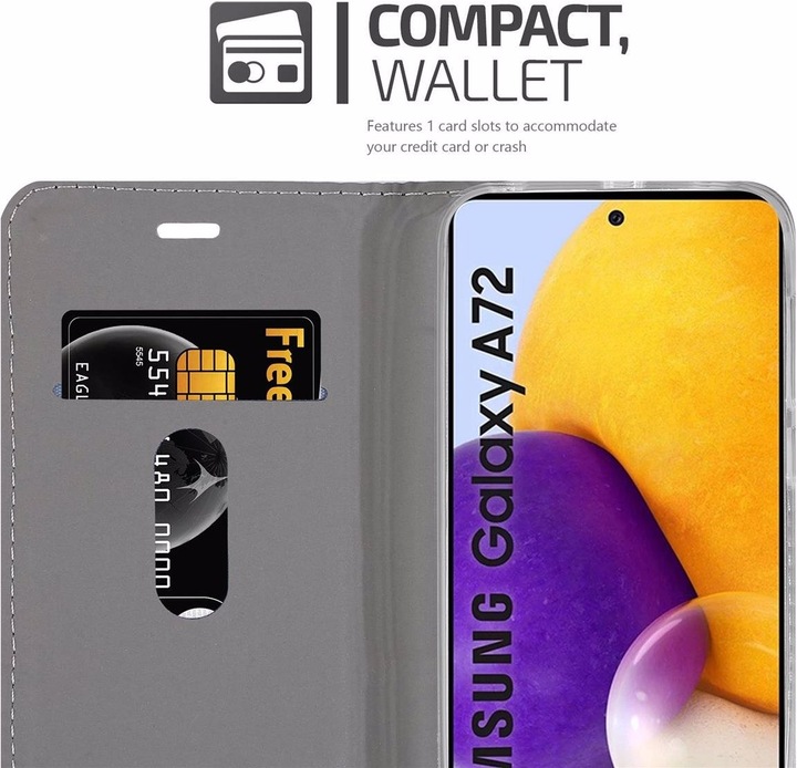 Actual product image Cadorabo Book Jeans Optics Cover (Samsung Galaxy A72 5G)