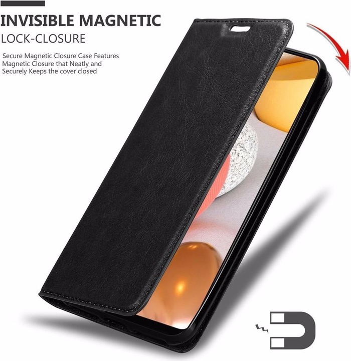Actual product image Cadorabo Book Invisible Magnet Cover (Samsung Galaxy A42 5G)