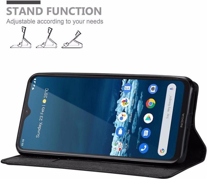 Actual product image Cadorabo Book Invisible Magnet Cover (Nokia 5.3)