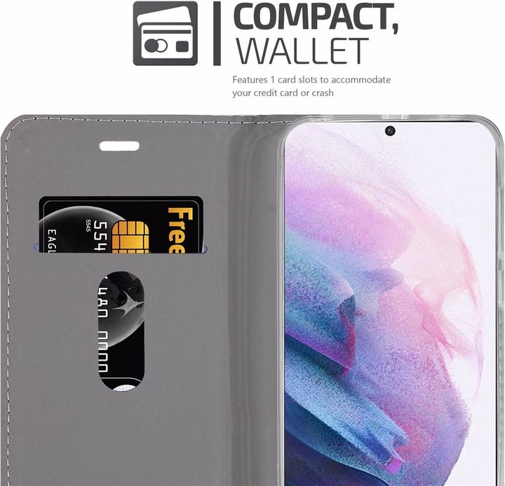 Produktbild Cadorabo Book Jeans Optik Cover (Samsung Galaxy S21+)