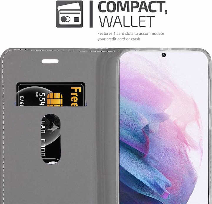 Produktbild Cadorabo Book Jeans Optik Cover (Samsung Galaxy S21+)