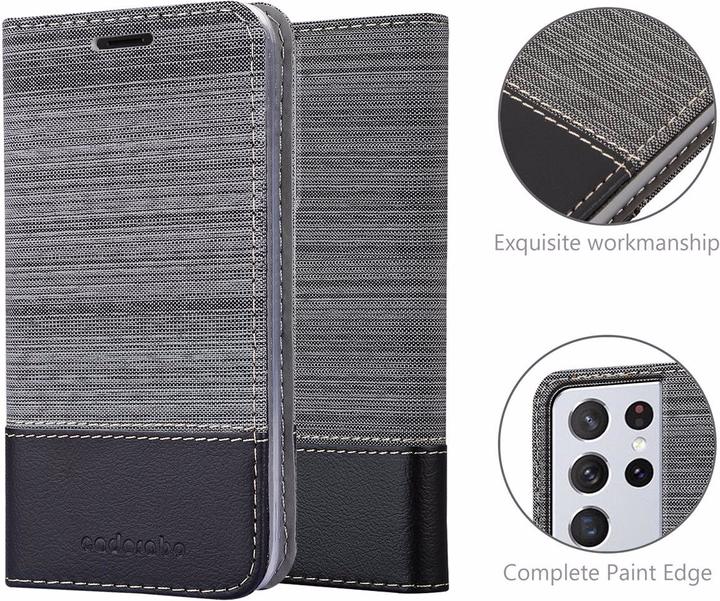 Image du produit Cadorabo Couverture look jeans Book (Samsung Galaxy S21 Ultra)